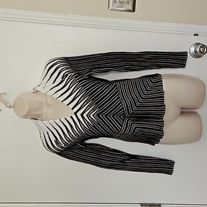 White House Black Market Striped Knit Top Size XS